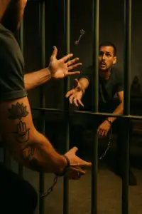 Keys being tossed in Locked Up in Bangkok escape room at Escape Cocoa Beach